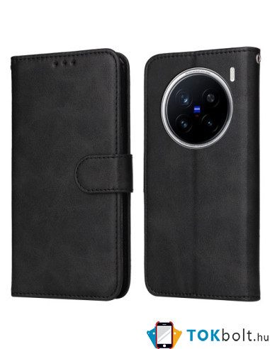 Oldalra nyíló tok Vivo X200 Pro telefonhoz - FEKETE