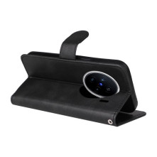 Oldalra nyíló tok Vivo X200 Pro telefonhoz - FEKETE