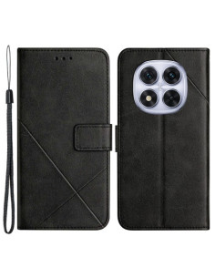 Oldalra nyíló tok Xiaomi Redmi Note 14 Pro+ 5G telefonhoz - FEKETE