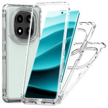 Elő és hátlapi TPU tok Xiaomi Redmi Note 14 Pro 5G készülékhez - ÁTTETSZŐ