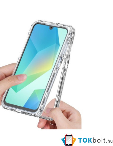 Elő és hátlapi TPU tok Xiaomi Redmi Note 14 Pro 5G készülékhez - ÁTTETSZŐ