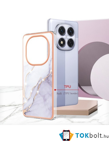 Rugalmas TPU tok Xiaomi Redmi Note 14 Pro 5G készülékhez - MÁRVÁNY