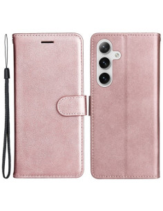 Oldalra nyíló tok Samsung Galaxy S25 telefonhoz - RÓZSAARANY