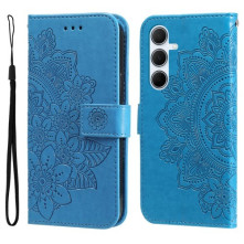 Dombornyomott  mintás notesztok Samsung Galaxy A36 / Galaxy A56 telefonhoz - KÉK