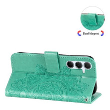 Dombornyomott mandala mintás notesztok Samsung Galaxy A36 / Galaxy A56 telefonhoz - KÉK