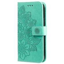Dombornyomott mandala mintás notesztok Samsung Galaxy A36 / Galaxy A56 telefonhoz - KÉK