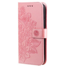 Dombornyomott mandala mintás notesztok Samsung Galaxy A36 / Galaxy A56 telefonhoz - RÓZSAARANY