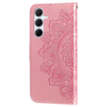 Dombornyomott mandala mintás notesztok Samsung Galaxy A36 / Galaxy A56 telefonhoz - RÓZSAARANY
