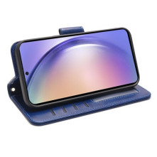 Oldalra nyíló tok Samsung Galaxy A36 / Galaxy A56 telefonhoz - KÉK