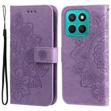 Dombornyomott mandala mintás notesztok Honor X8c telefonhoz - LILA