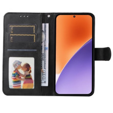 Oldalra nyíló tok Xiaomi 15 telefonhoz - FEKETE