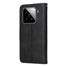 Oldalra nyíló tok Xiaomi 15 telefonhoz - FEKETE