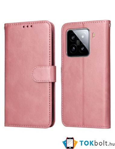 Oldalra nyíló tok Xiaomi 15 telefonhoz - RÓZSAARANY