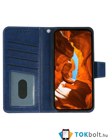 Oldalra nyíló tok Honor 400 Lite telefonhoz - KÉK