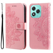 Dombornyomott mandala mintás notesztok Honor 400 Lite telefonhoz - RÓZSAARANY