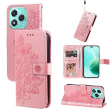 Dombornyomott mandala mintás notesztok Honor 400 Lite telefonhoz - RÓZSAARANY