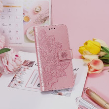 Dombornyomott mandala mintás notesztok Honor 400 Lite telefonhoz - RÓZSAARANY