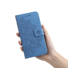 Dombornyomott mandala mintás notesztok Honor 400 Lite telefonhoz - KÉK