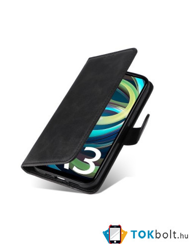 Oldalra nyíló tok Xiaomi Redmi A3 telefonhoz - FEKETE