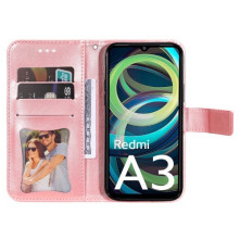 Dombornyomott mandala mintás notesztok Xiaomi Redmi A3 telefonhoz - RÓZSAARANY