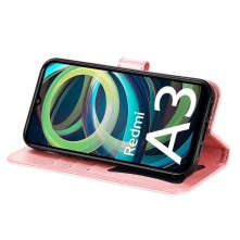 Dombornyomott mandala mintás notesztok Xiaomi Redmi A3 telefonhoz - RÓZSAARANY
