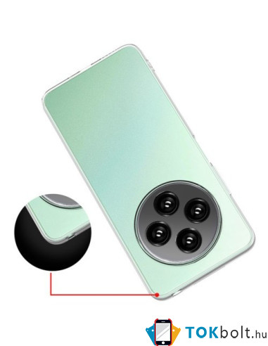 Rugalmas TPU tok Xiaomi Redmi 14C / Redmi 14R / Poco C75 készülékhez - ÁTTETSZŐ