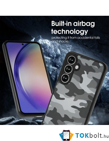 Rugalmas TPU tok Samsung Galaxy A26 készülékhez - TEREPMINTÁS