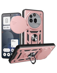 Kemény műanyag és rugalmas TPU hibrid tok Nothing Phone (3a) telefonhoz - RÓZSAARANY