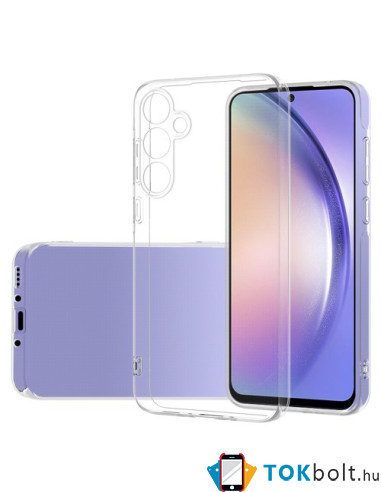 Rugalmas TPU tok Samsung Galaxy A55 készülékhez - ÁTTETSZŐ