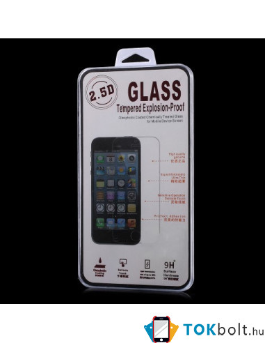 Kijelzővédő karcálló edzett üveg Iphone 6/6s típusú készülékhez - 1 db