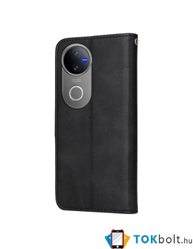 Oldalra nyíló tok Vivo V50 telefonhoz - FEKETE