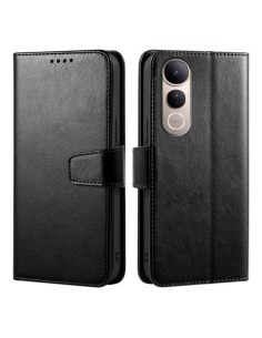 Oldalra nyíló tok Vivo V50 Lite telefonhoz - FEKETE