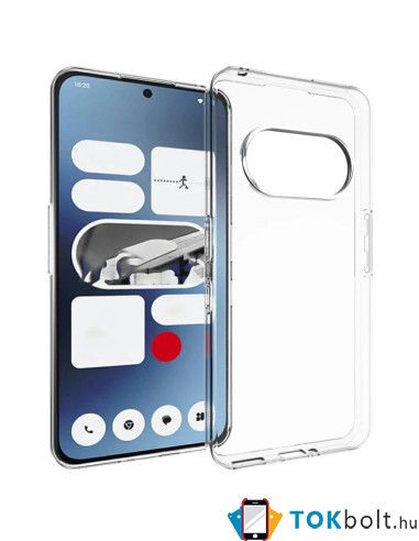 Rugalmas TPU tok Nothing Phone (3a) készülékhez - ÁTTETSZŐ