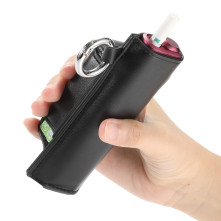 IQOS Iluma i One / Iluma One elektromos cigaretta tartó tok - 12.5 x 6 x 5 cm - FEKETE
