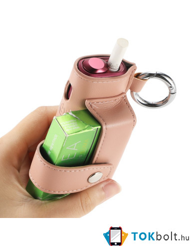 IQOS Iluma i One / Iluma One elektromos cigaretta tartó tok - 12.5 x 6 x 5 cm - RÓZSAARANY