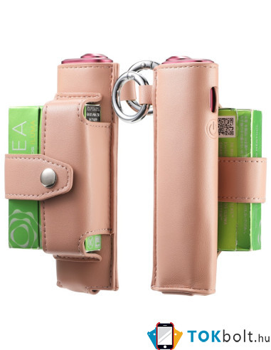 IQOS Iluma i One / Iluma One elektromos cigaretta tartó tok - 12.5 x 6 x 5 cm - RÓZSAARANY