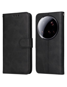 Oldalra nyíló tok Xiaomi 15 Ultra telefonhoz - FEKETE