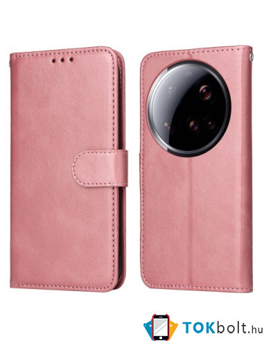 Oldalra nyíló tok Xiaomi 15 Ultra telefonhoz - RÓZSAARANY