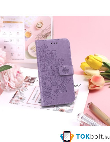 Dombornyomott mandala mintás notesztok Honor 400 telefonhoz - ZÖLD