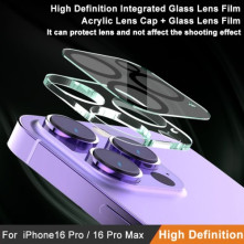 IMAK telefon kamera védő üveg iPhone 16 Pro / 16 Pro Max típusú készülékhez - 1 db
