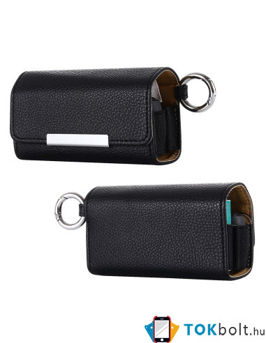 Elektromos cigaretta tartó tok IQOS 3.0 / 3.0 DUO készülékhez - FEKETE