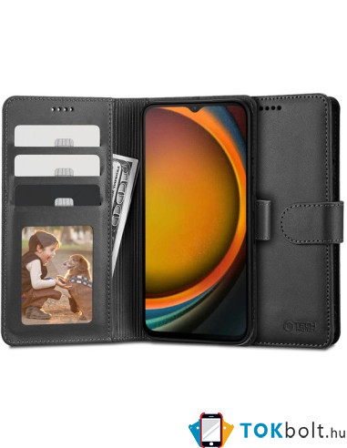 Tech-Protect mappa telefontok Samsung Galaxy Xcover7 telefonhoz - FEKETE