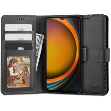 Tech-Protect mappa telefontok Samsung Galaxy Xcover7 telefonhoz - FEKETE