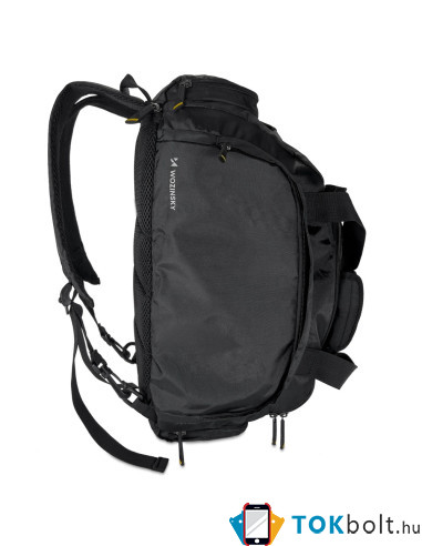 Wozinsky WSB-B01 sporttáska, utazótáska, kézipoggyász - 40 x 20 x 25 cm - FEKETE