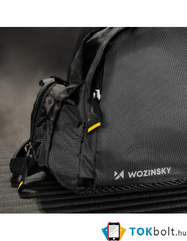 Wozinsky WSB-B01 sporttáska, utazótáska, kézipoggyász - 40 x 20 x 25 cm - FEKETE