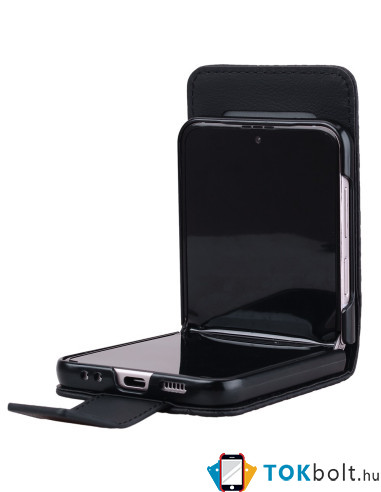 Flip tok Samsung Galaxy Z Flip7 telefonhoz - FEKETE