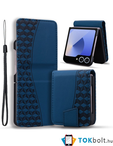 Flip tok Samsung Galaxy Z Flip7 telefonhoz - KÉK