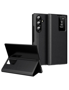 Oldalra nyíló tok Samsung Galaxy Z Fold7 telefonhoz - FEKETE