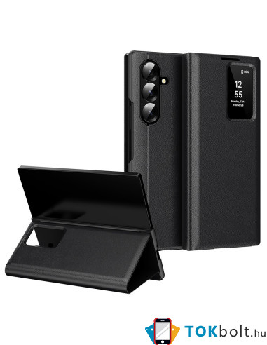 Oldalra nyíló tok Samsung Galaxy Z Fold7 telefonhoz - FEKETE
