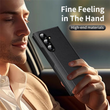 Oldalra nyíló tok Samsung Galaxy Z Fold7 telefonhoz - FEKETE